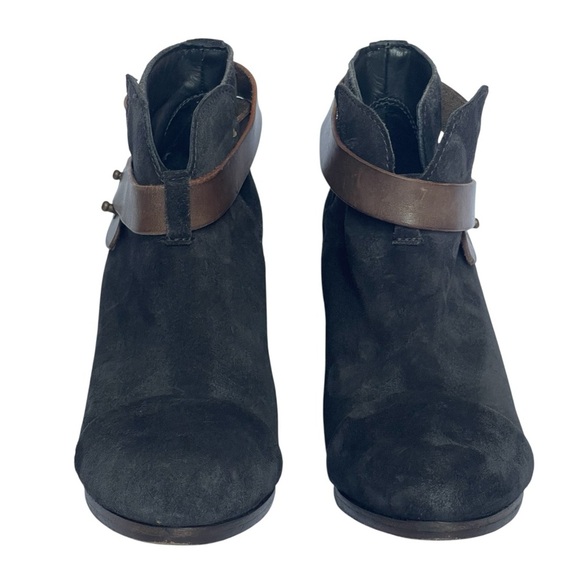 💥SALE💥RAG & BONE HARROW BLACK SUEDE BOOTS SZ 6 M - Picture 5 of 16
